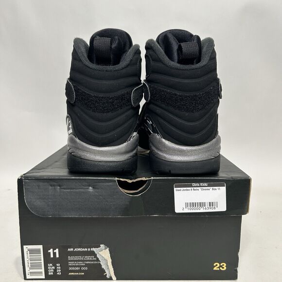 Nike Shoes Air Jordan 8 Retro VIII “Chrome” 2024 - Picture 5 of 9